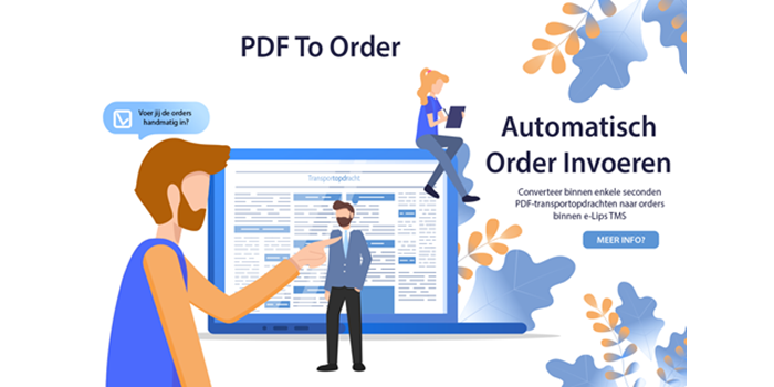 Automatic order entry with PDF to Order