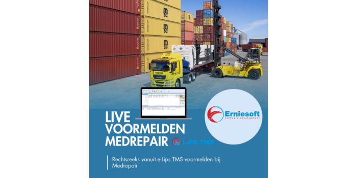 Voormelden Bij Medrepair rechtstreeks vanuit e-Lips TMS!